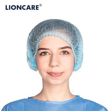 LIONCARE® Polypropylene একক-ইলাস্টিক ডিসপোজেবল ক্লিপ ক্যাপ